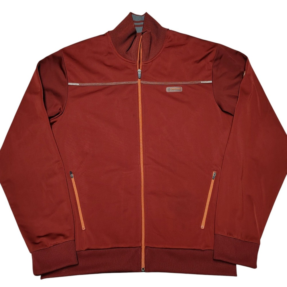 Timberland Bomber Jacket Mens‎ XL Burnt Orange Urban Streetwear Retro Sporty